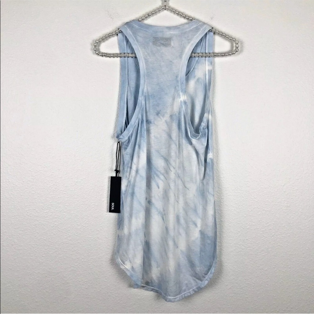 [Soulcycle] NWT Blue Citizen Tie Dye Tank Top - Picture 2 of 4